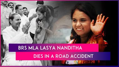 Lasya Nanditha Dies: BRS MLA Killed In Road Accident In Telangana; Bharat Rashtra Samithi Leader KT Rama Rao Expresses Grief